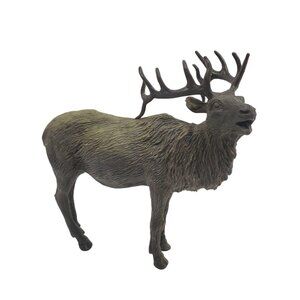 New Ray Elk 3" Vintage Figure Wildlife Brown Plastic